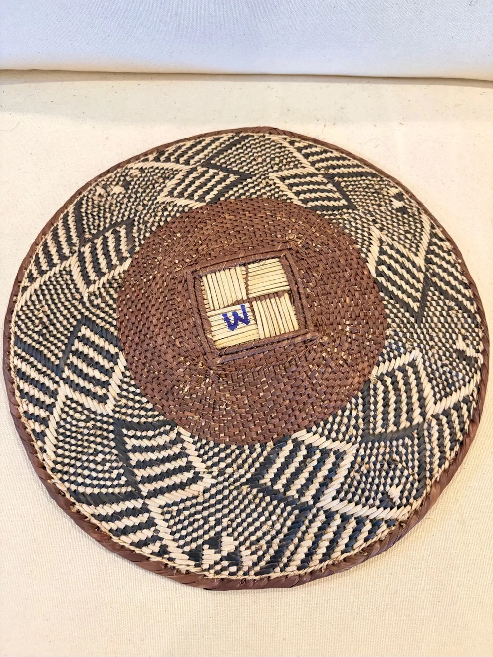 NEW Africa Woven Basket. Made by the Binga people of Zambia/Zimbabwe